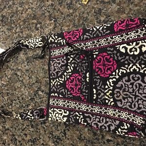 Vera Bradley black and pink crossbody purse